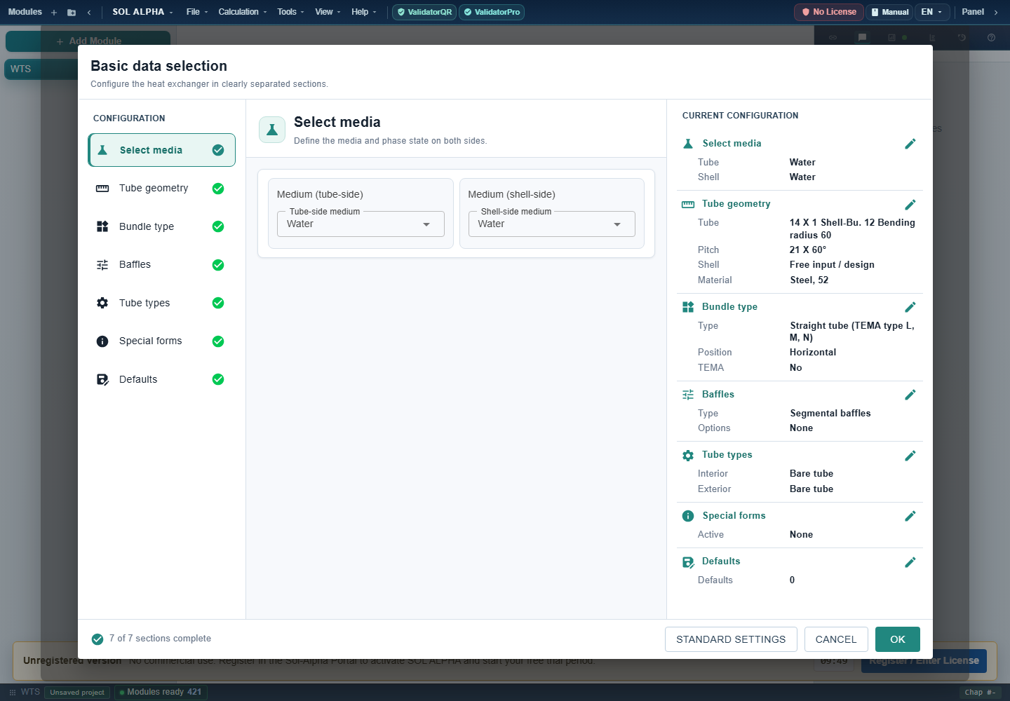 Basic data: from fluid to construction