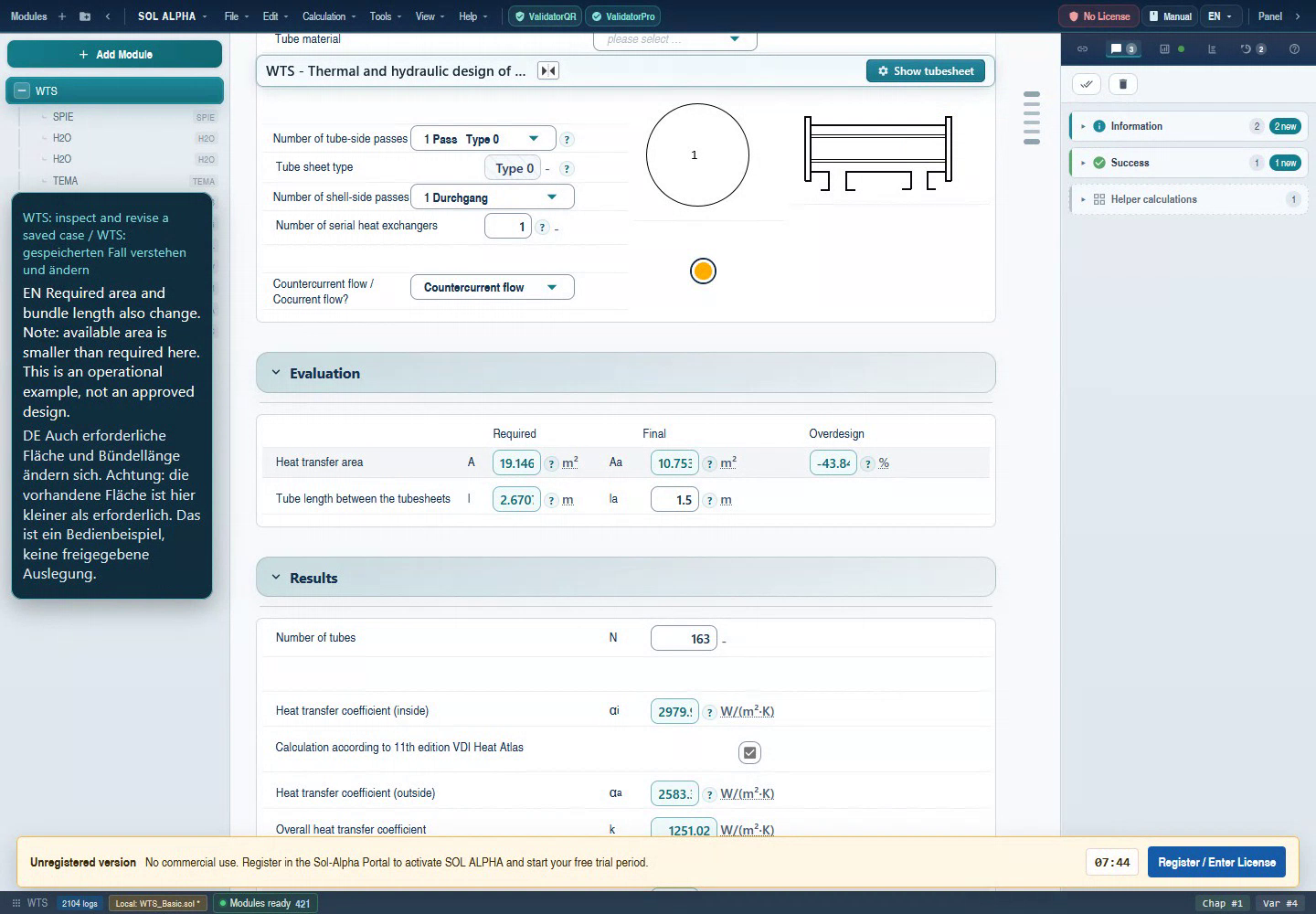 Requirement, available size and edition selector