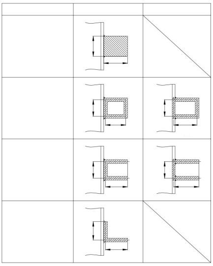 Technical diagram: Vertical vessels with ring supports