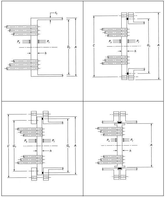 Technical diagram: Floating Tubesheets