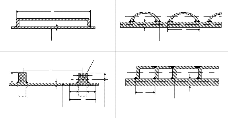 Technical diagram: Cylindrical shells with expansion joints under external pressure