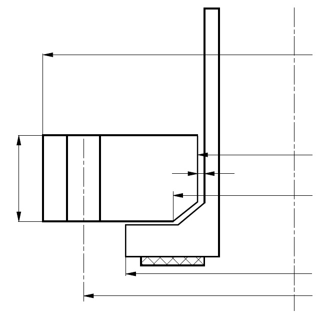 Technical diagram: Flanges