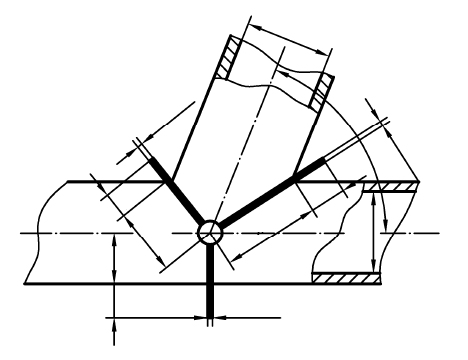 Technical diagram: Isolated openings and Y-branches
