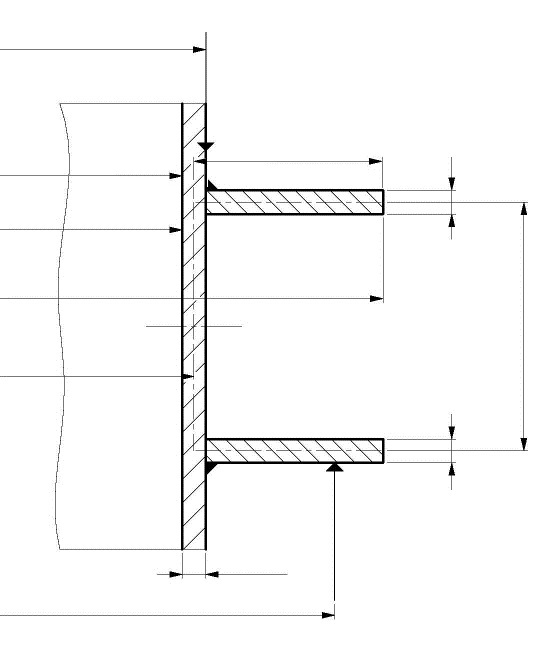Technical diagram: Vessels with ring support