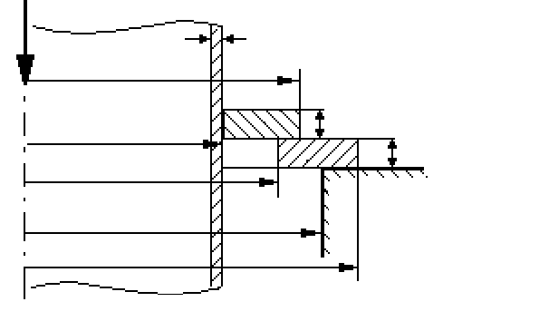 Technical diagram: Support rings