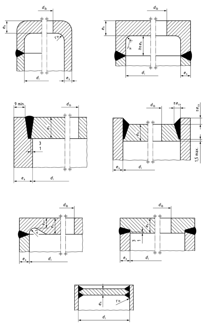 Technical diagram: 10 Ends and spherical shells