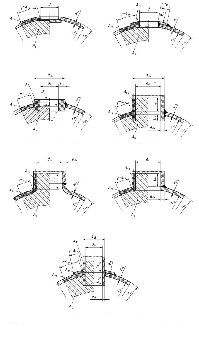 Technical diagram: 10 Ends and spherical shells