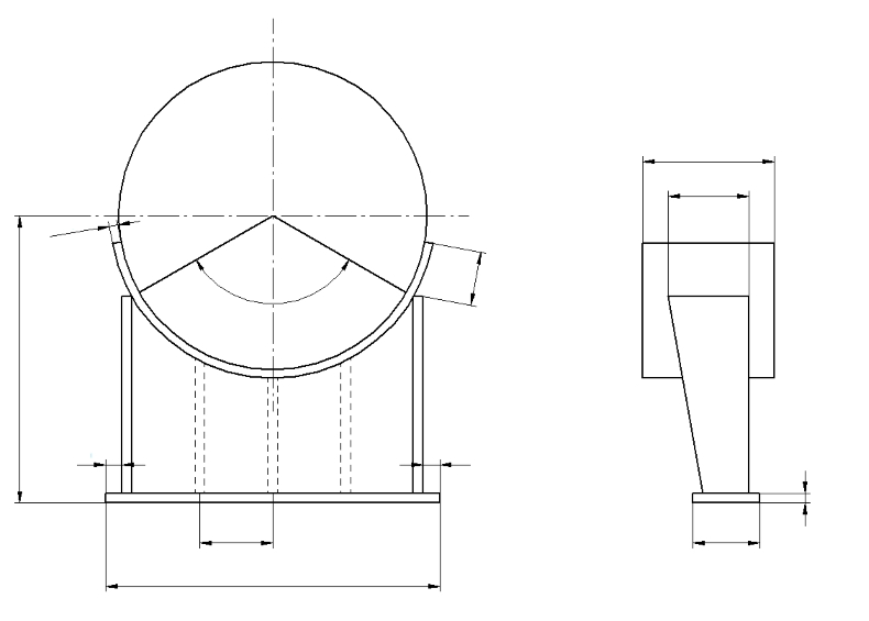 Technical diagram: Zick-Method Saddles
